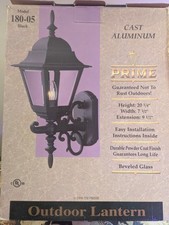 Lanterna externa de alumínio fundido, luz de varanda!PRIME comprar usado  Enviando para Brazil