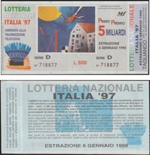 Italia biglietto lotteria usato  Polcenigo