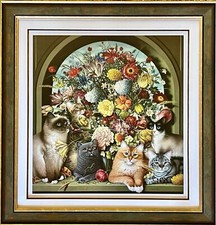 Cat art print for sale  La Mesa