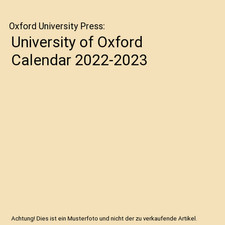 University oxford calendar for sale  MAIDENHEAD