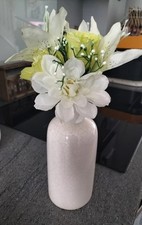 Artificial flowers white for sale  ROCHESTER