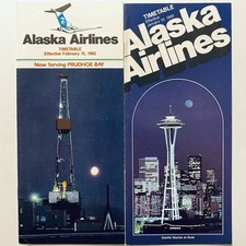 Alaska airlines timetable for sale  Salt Lake City