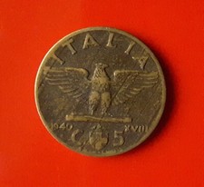Centesimi 1940 errore usato  Roma