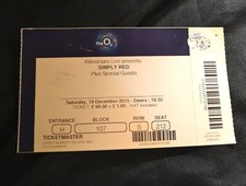 Old concert ticket for sale  NEWTON-LE-WILLOWS