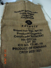 Hessian coffee sack for sale  SWINDON