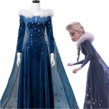 Fantasias femininas cosplay Frozen 2 vestidos princesa Elsa ternos de carnaval Halloween, usado comprar usado  Enviando para Brazil