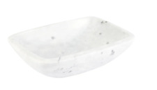 Pia de banheiro Signature Hardware 334820 17" curva retangular mármore Carrara comprar usado  Enviando para Brazil