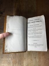 Manuel sorciers 1829 d'occasion  Lyon I