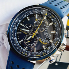 Relógio masculino Citizen Blue Angels A-T AT8020-03L Eco-Drive controlado por rádio comprar usado  Enviando para Brazil