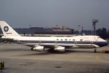 Corrediça colorida original 35mm da Varig Boeing 747-2L5B PP-VNB na FRA comprar usado  Enviando para Brazil