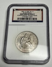 1861 csa seated for sale  Charleston