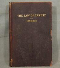 rare antique old Law book The Law of Arrest in Civil and Criminal Actions, usado segunda mano  Embacar hacia Argentina