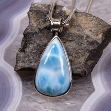 Larimar anhänger 925er gebraucht kaufen  Berlin