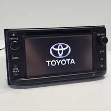2012 -13 Toyota Highlander Corolla RÁDIO ESTÉREO HEAD UNIT CD Player RECEPTOR FABRICANTE DE EQUIPAMENTO ORIGINAL comprar usado  Enviando para Brazil