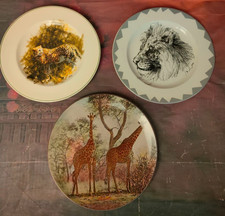 Wildlife plate trio for sale  LEEDS
