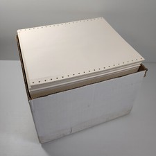 Impressora Matriz de Pontos Papel Alimentação Contínua Trator Branco Caixa Completa Vintage Lote a Granel comprar usado  Enviando para Brazil