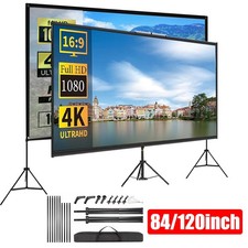 120 projector screen for sale  LEICESTER