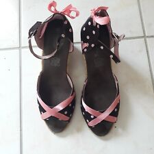 Sandales marron pois d'occasion  Ligueil