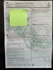 Number plate retention for sale  IPSWICH