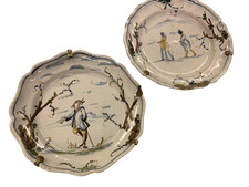 Antichi piatti maiolica usato  Torino