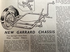 Garrard sidecar new for sale  BRIGHTON