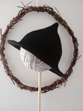 Handcrafted crocheted black for sale  ASHFORD