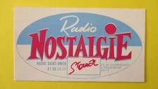 Sticker radio nostalgie d'occasion  Calonne-Ricouart