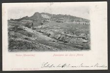 Cartolina verna panorama usato  Roma