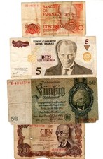 Lot billets espagne d'occasion  France