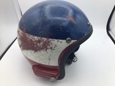 Capacete de motocicleta vintage 1970 Snell Memorial Foundation rosto aberto como encontrado comprar usado  Enviando para Brazil