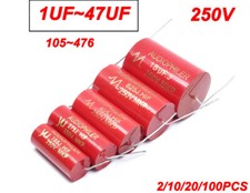 Alto-falante Tweeter Crossover capacitores não polarizados 250V 1/2.2/3.3uF a 47uF 5%, usado comprar usado  Enviando para Brazil