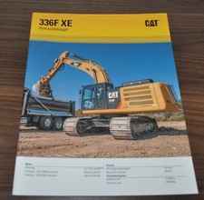 Folheto de especificação para gatos Caterpillar 336F XE escavadeira escavadeira Prospekt DE, usado comprar usado  Enviando para Brazil