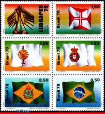 1581A BRASIL 1978 BANDEIRAS BRASILEIRAS, LUBRAPEX, EXPOSIÇÃO FILATÉLICA, C-1055 MNH , usado comprar usado  Brasil 