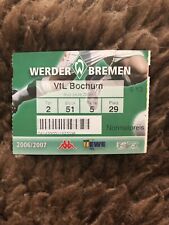 Ticket werder bremen gebraucht kaufen  Wuppertal