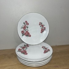 Assiettes desserts fleurs d'occasion  Bourgoin-Jallieu