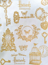 Harrods printed golden for sale  BEXHILL-ON-SEA