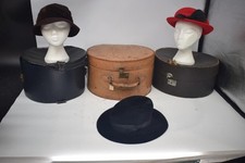 Vintage hats boxes for sale  HULL