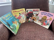 4 Golden Fragrance Scratch and Sniff Book Lot Vintage 70s 80s Children's Kids  segunda mano  Embacar hacia Mexico