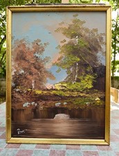 Dipinto olio tavola usato  Trieste