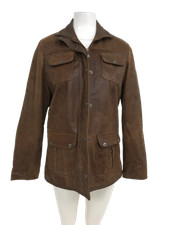 woodland leather jacket for sale  RUGBY
