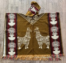 Alpaka poncho kapuze gebraucht kaufen  Bad Säckingen