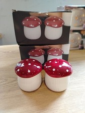 Mushroom salt pepper for sale  CARMARTHEN