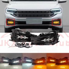 Para Volkswagen Jetta 2022-24 2 peças LED dianteiro DRL flashes luzes de sinalização lâmpada de neblina n comprar usado  Enviando para Brazil