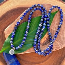 Colar feminino lápis-lazúli 108 contas mala oração cura meditação comprar usado  Enviando para Brazil