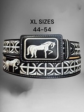 Cinto de caubói ocidental masculino bordado cavalo Cinto Rodeio Piteado Caballo comprar usado  Enviando para Brazil