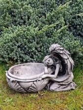 Steinfigur gartenfigur engelfi gebraucht kaufen  Dannewerk