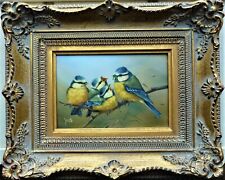 ölgemälde holz blaumeisen gebraucht kaufen ölgemälde holz blaumeisen gebraucht kaufen  Alsbach, Deesen, Nauort