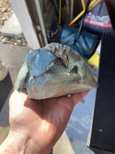 Blue slag glass for sale  Hermitage