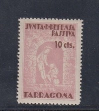 Usado, TARRAGONA.  EDIFIL 12  *.  10 CTS LILA DEFENSA PASSIVA. comprar usado  Enviando para Brazil