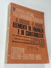 Libro manuali cetim usato  Bari